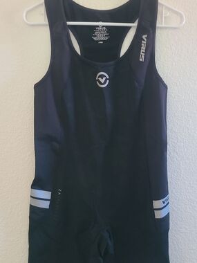 Virus Black Camo Women's Singlet, Powerlifting, and Weightlifting Size LARGE